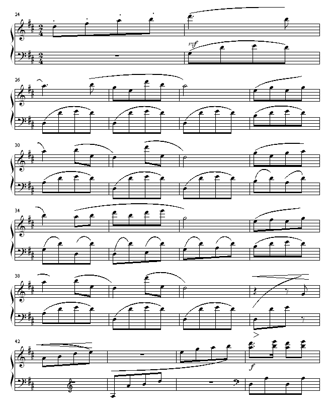 庆翻身-钢琴谱(钢琴曲)-中国名曲2