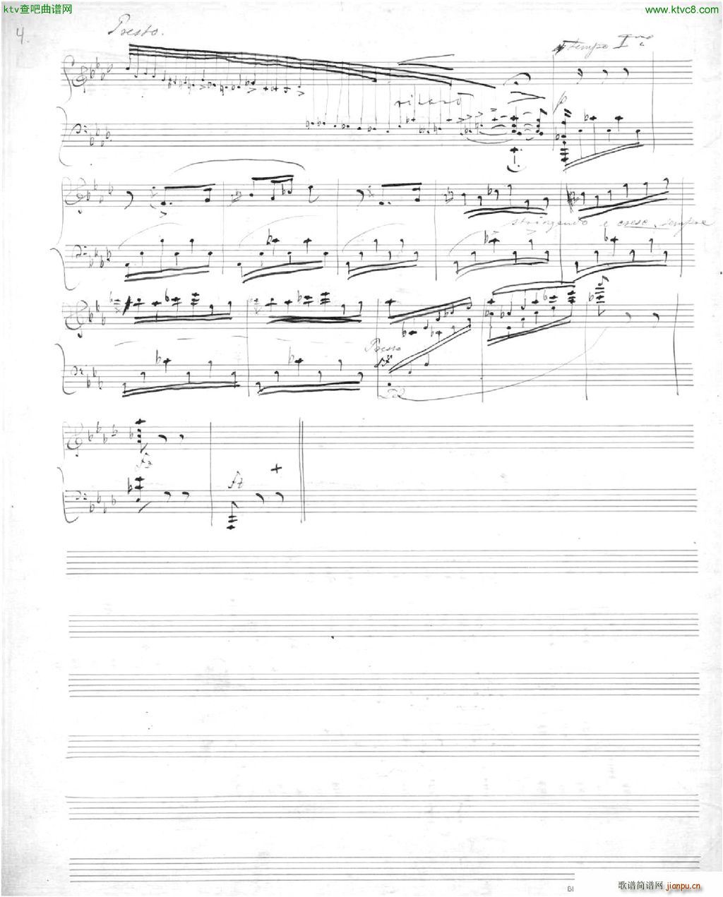 Grieg Agitato EG106 ms4
