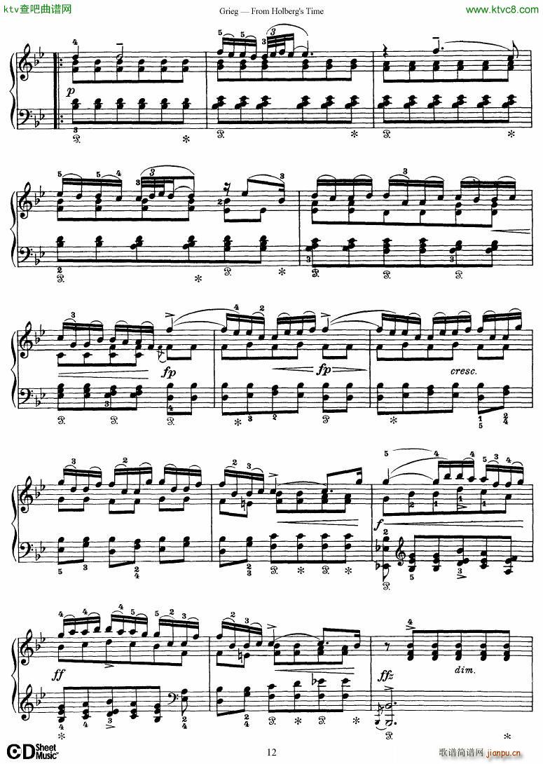 Grieg From Holberg s Time 1 512