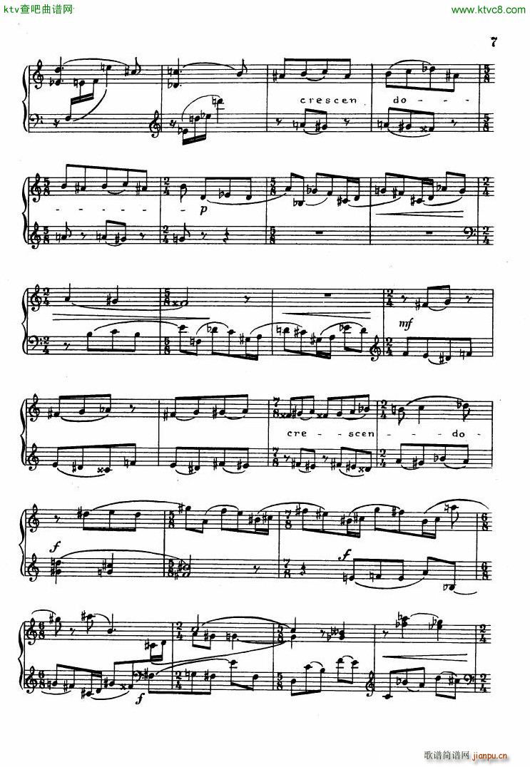 Ferenc Szabo Toccata for Piano5