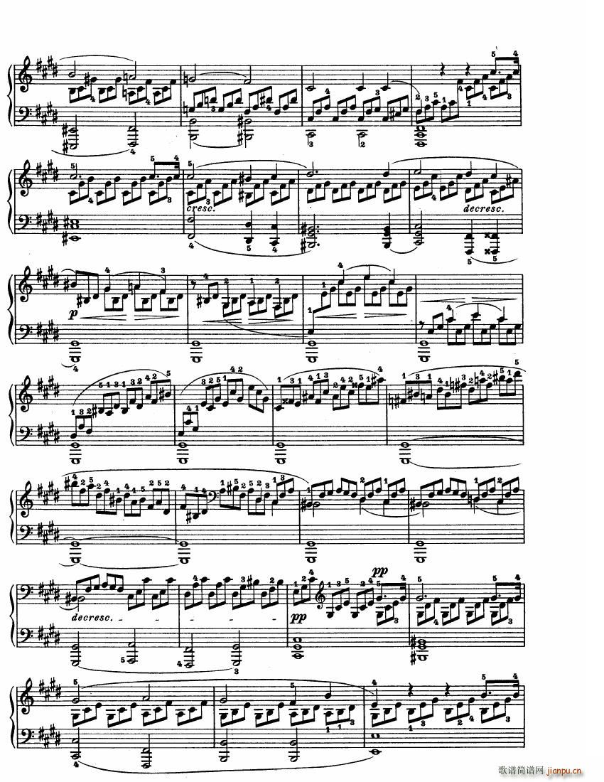 Beethoven op 27 no 2 Piano Sonata Moonlight2