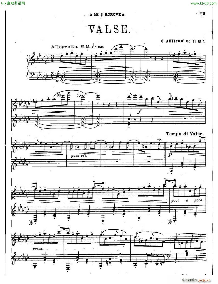 Antipov op 11 Deux Morceaux1