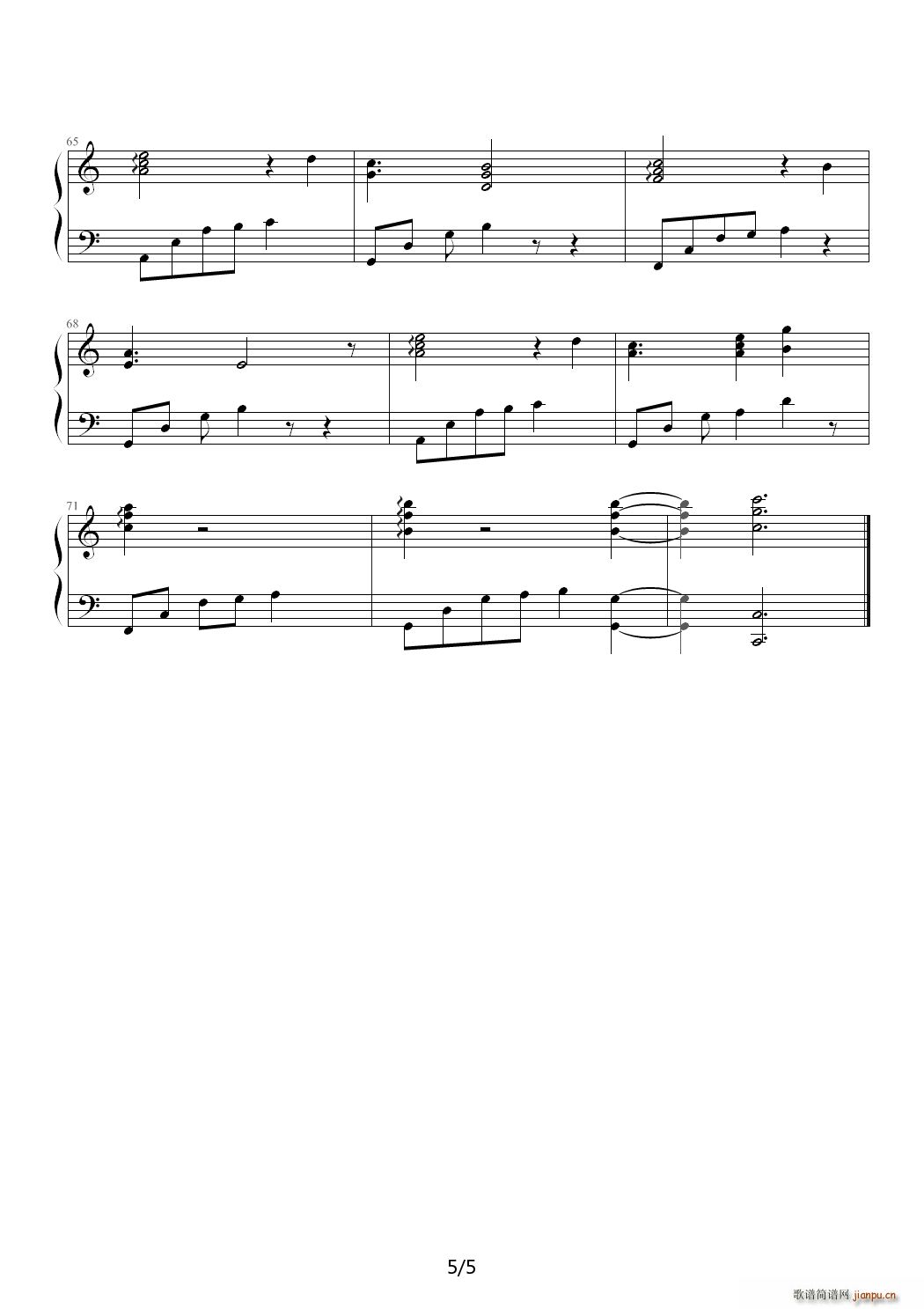 悲 C调5