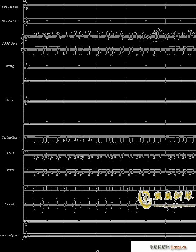 】初音ミク】千本�@ - 震撼总谱 -_初音未来22