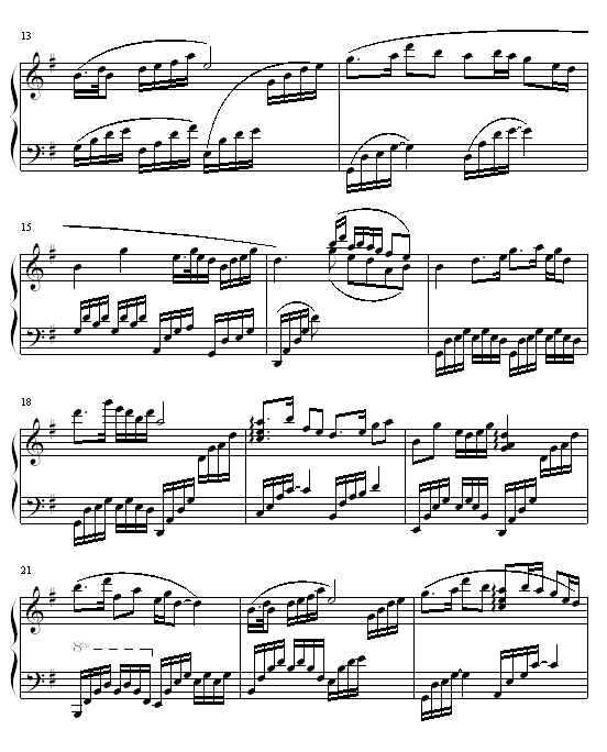 梁祝 - (市谱校正版)-钢琴谱(钢琴曲)-克莱德曼2
