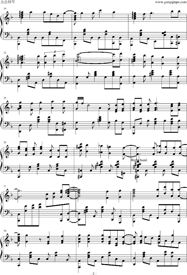 火影忍者疾风传op【萤之光】演奏版。品质保证-钢琴谱(钢琴曲)-火影忍者2
