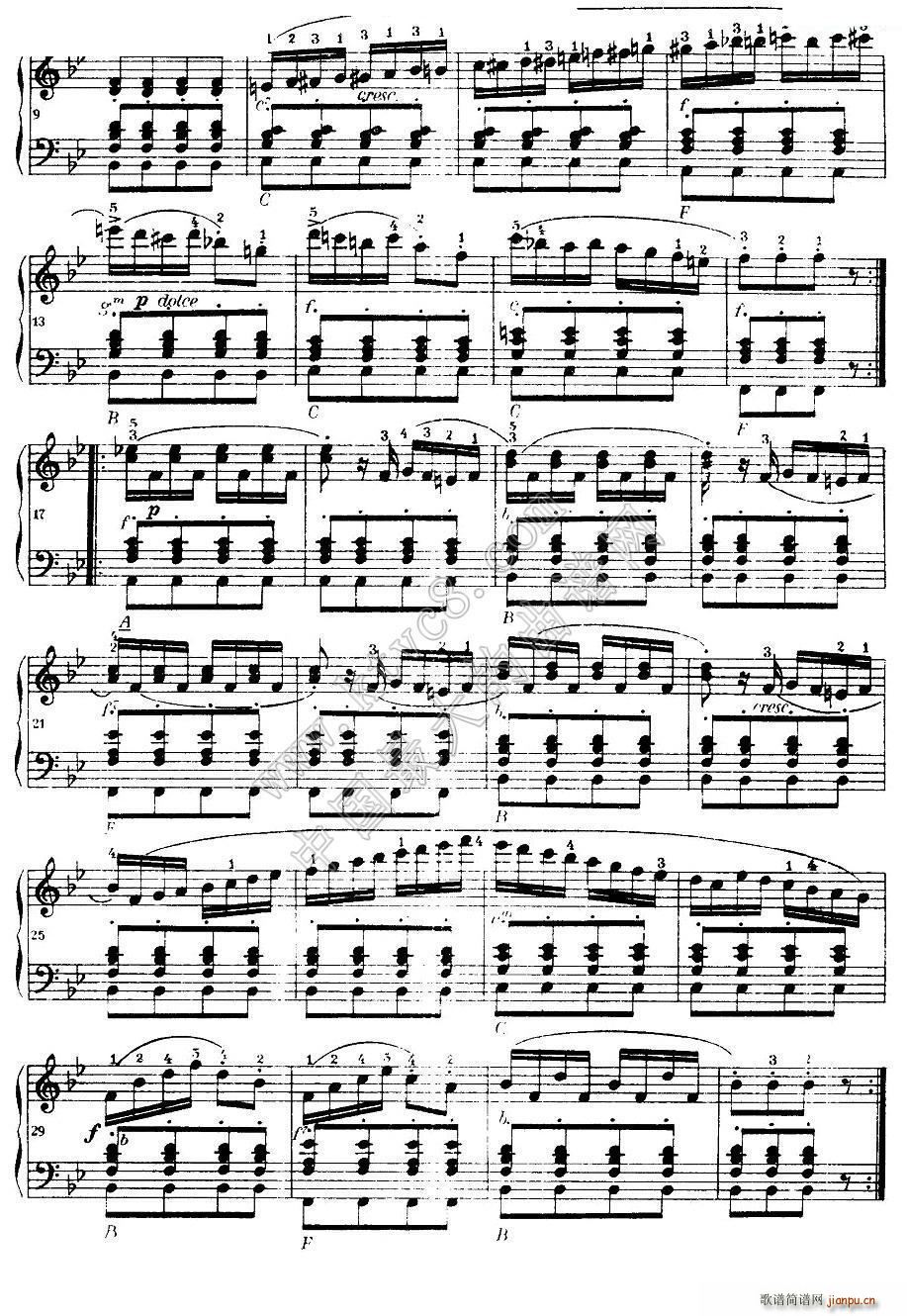 《车尔尼手风琴练习曲集》（第Ⅰ册）（22―36）12