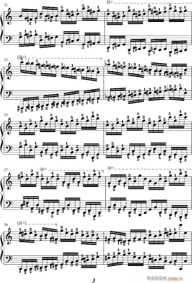 299最难练习曲_车尔尼-Czerny3