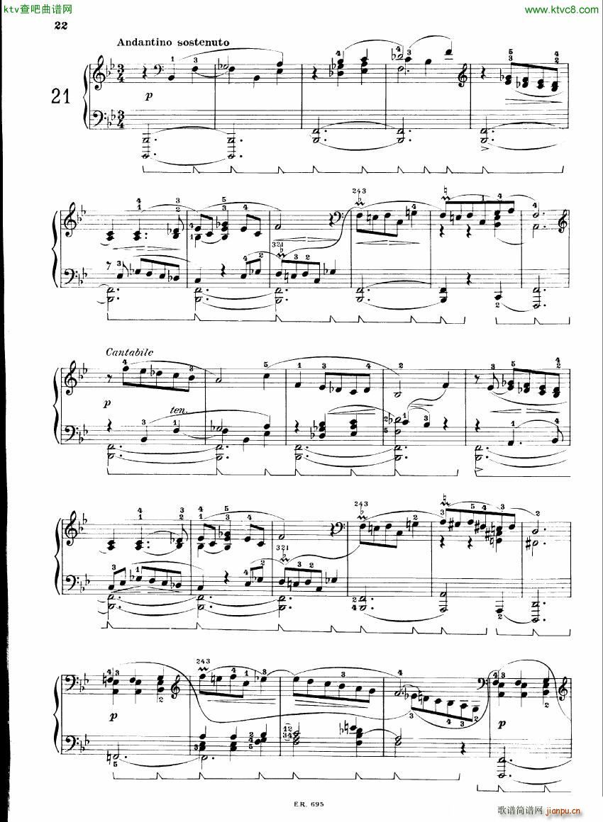 Busoni op37 Twenty Four Preludes 二14
