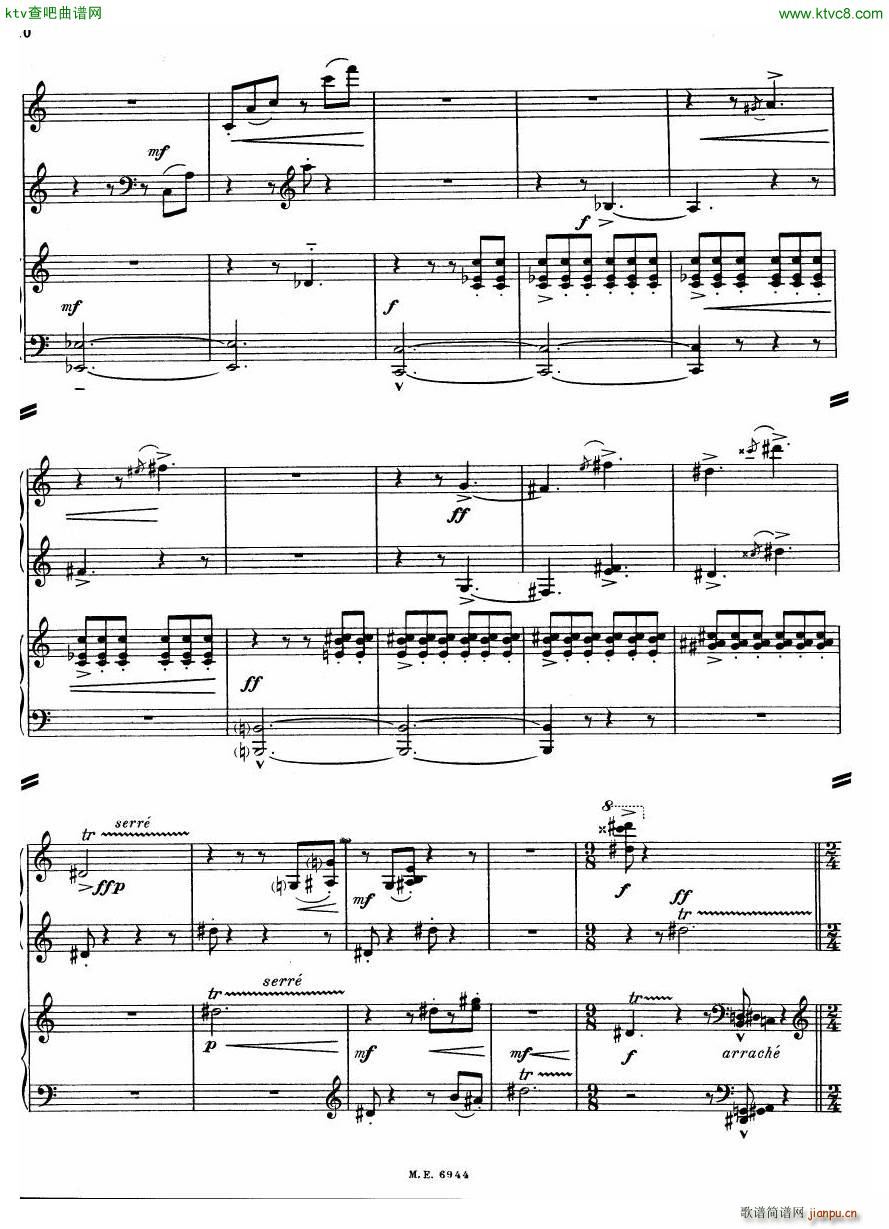 Auric Partita for two pianos10