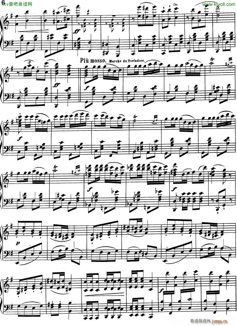 Bizet Carmen Toreador Grand March arr Maylath5