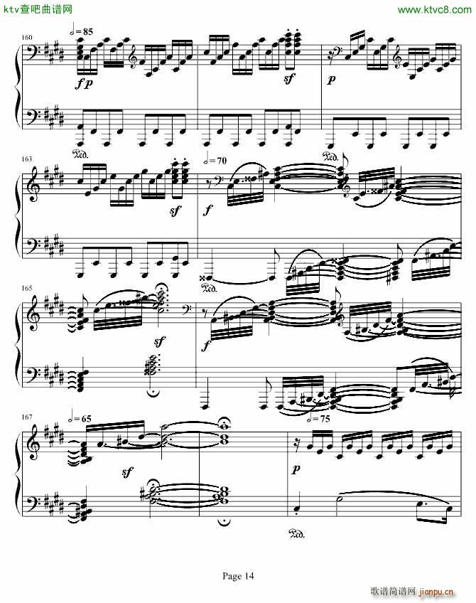 月光奏明曲 作品27之2_贝多芬 beethoven14