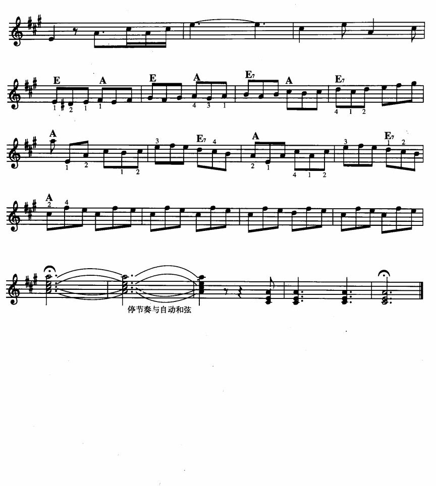 轻骑兵序曲（线谱）7