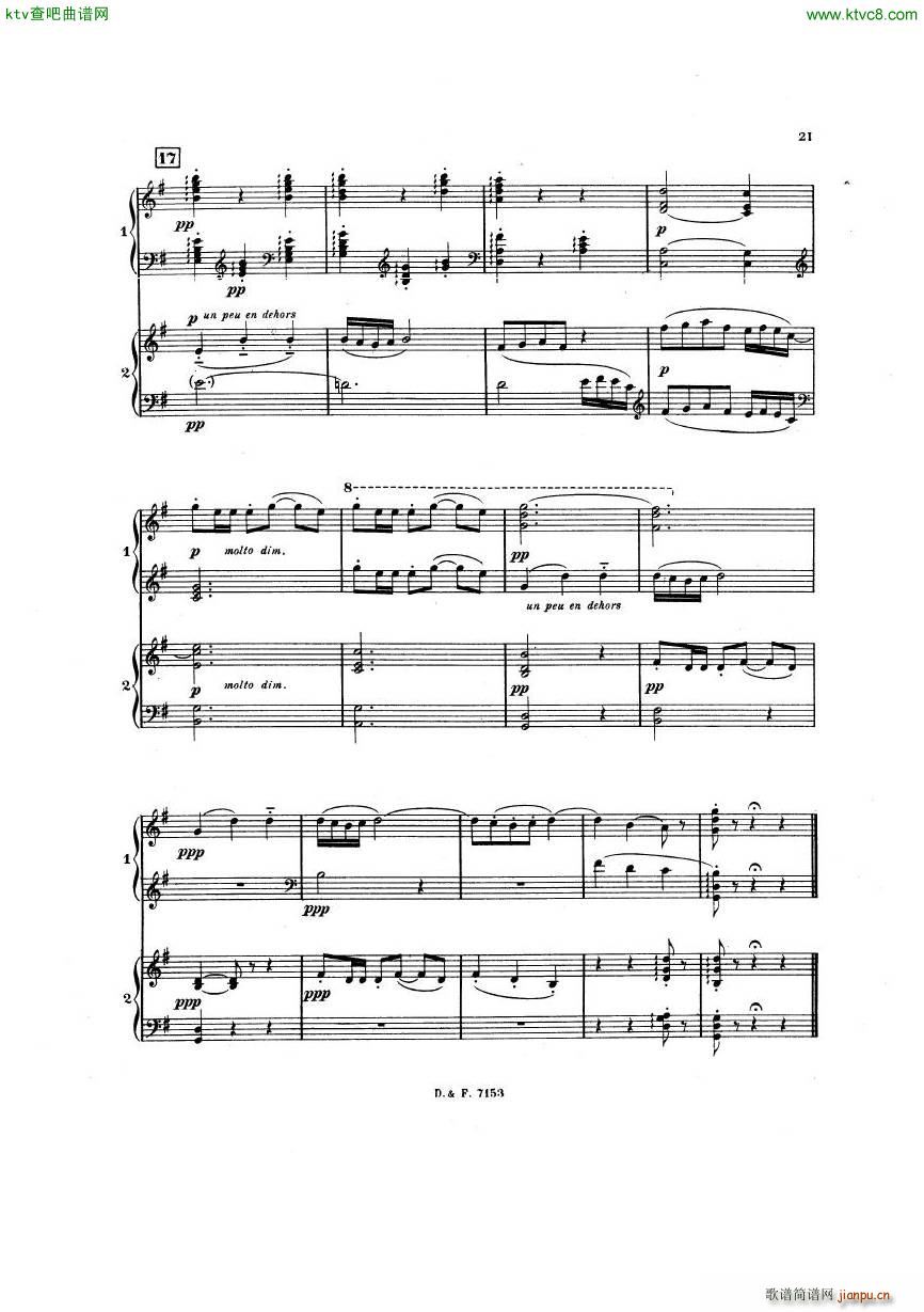 busser debussy Petite Suite 2P21
