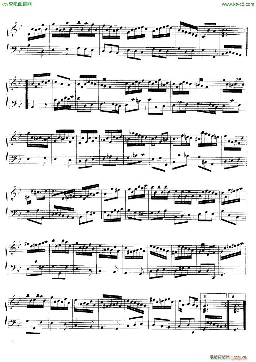 Handel Suite in G minor G250 2555