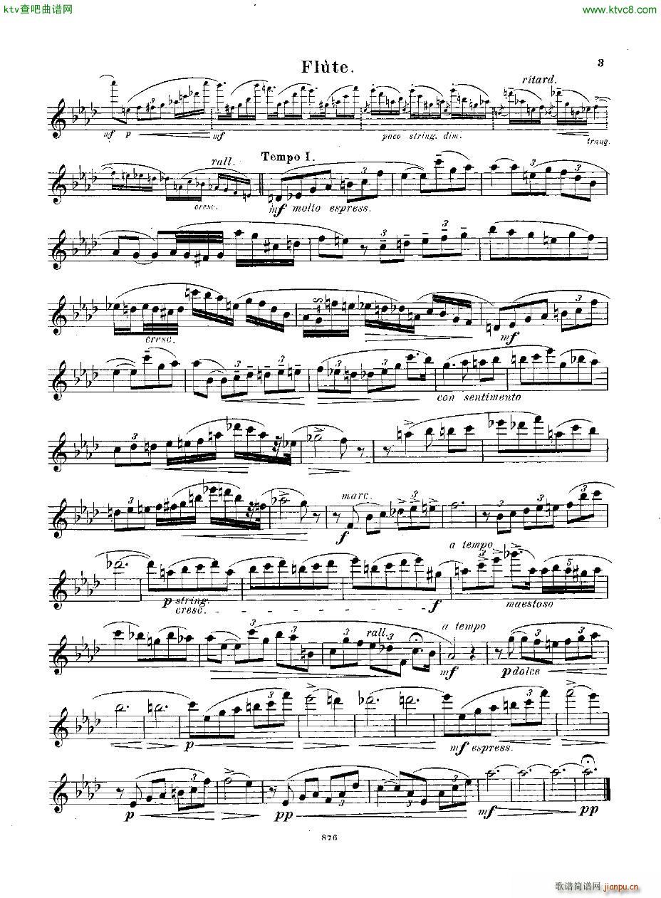 Andersen op 54 Deuxieme Impromptu fl pno13