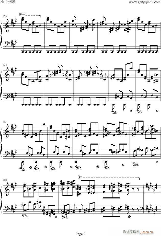 李斯特音乐会练习曲之二(侏儒之舞)_李斯特9