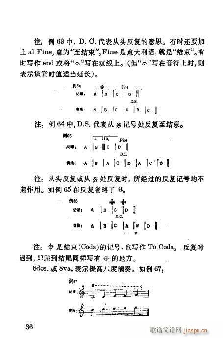 吉他识谱速成21-4016