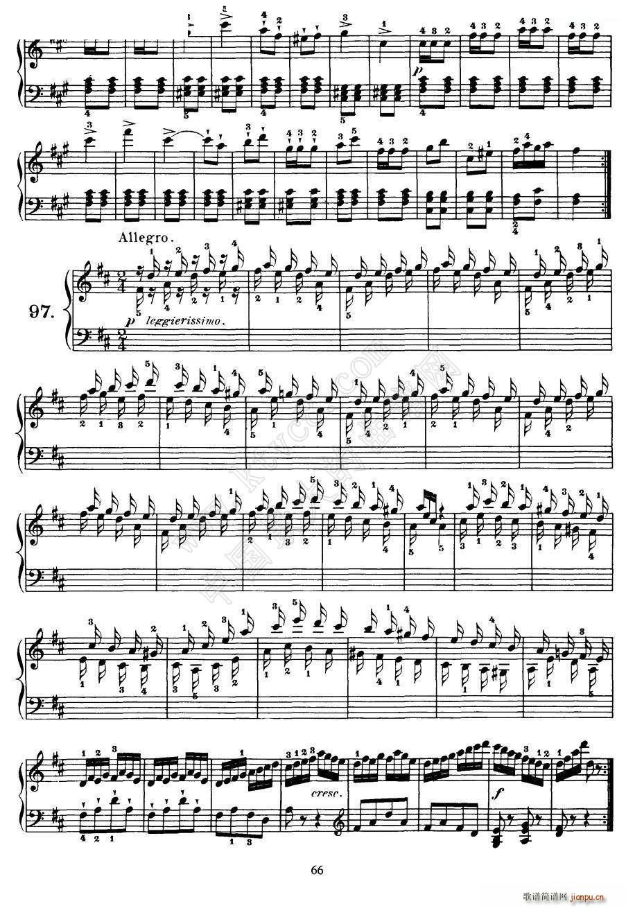 Czerny - 100 Progressive Studies Op 139（91―100）7