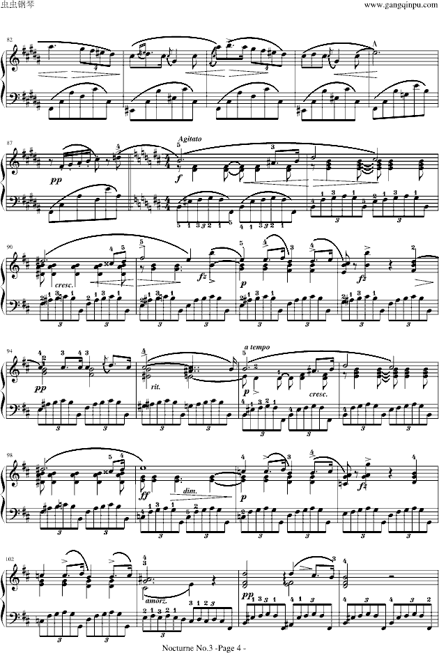 肖邦-夜曲No.3,Op.9-3-钢琴谱(钢琴曲)-肖邦-chopin4