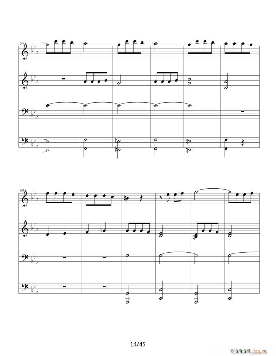 命运交响曲（四手联弹）16
