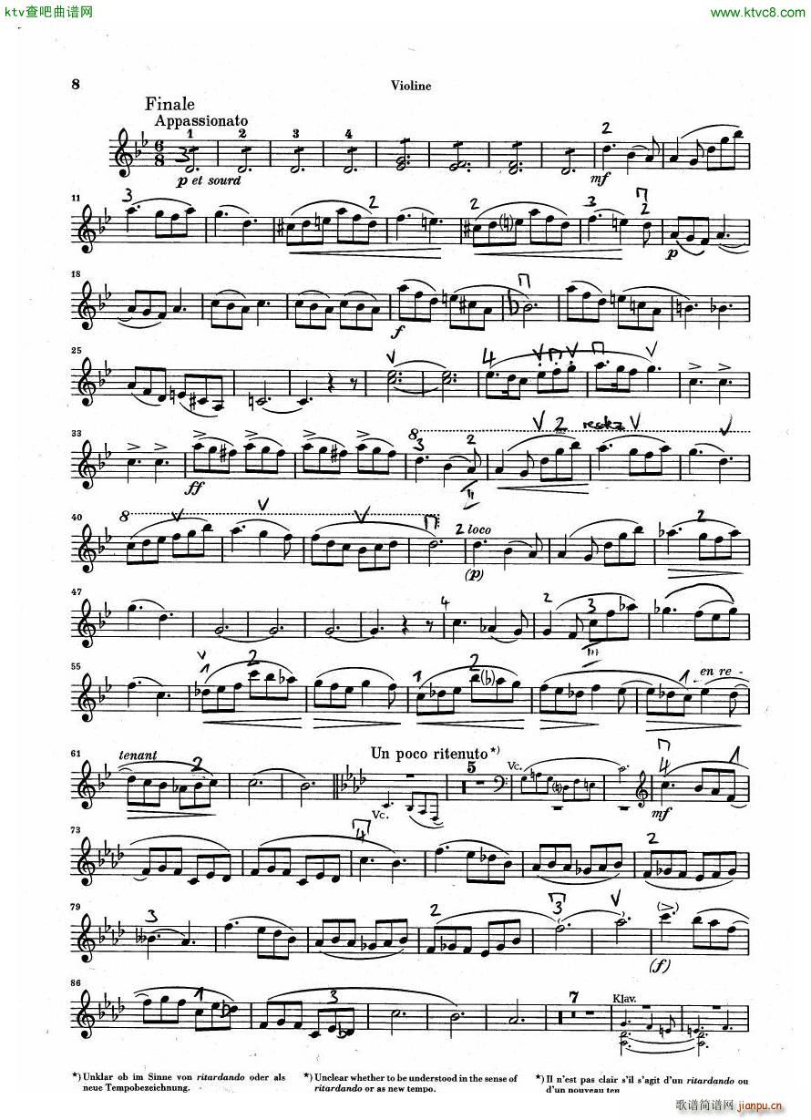 Debussy Piano Trio in G parts7