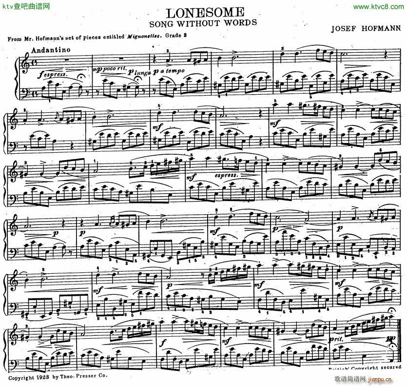 hofmann lonesome1