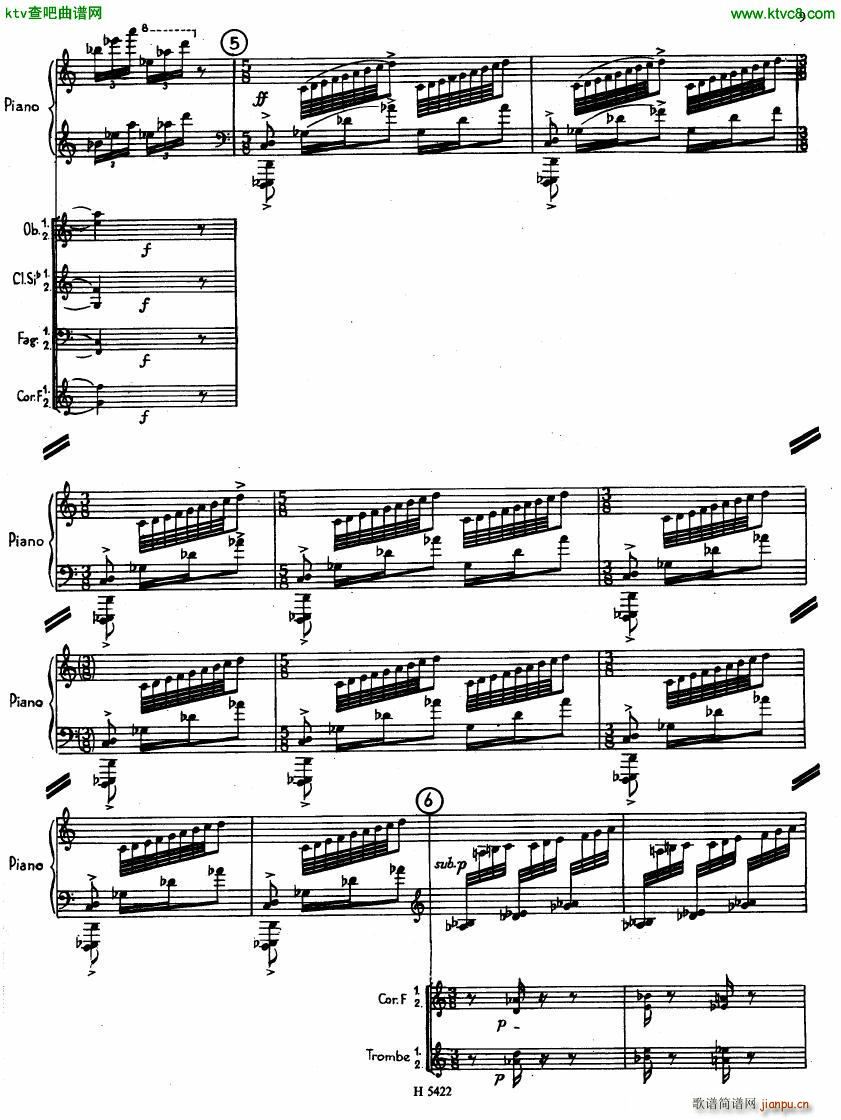Fiser concerto da camera for piano full score7