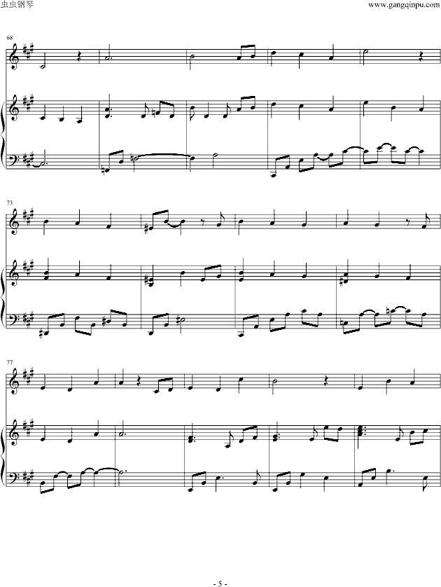 Ahpeuge Hweemong Hagi-钢琴谱(钢琴曲)-Yiruma5