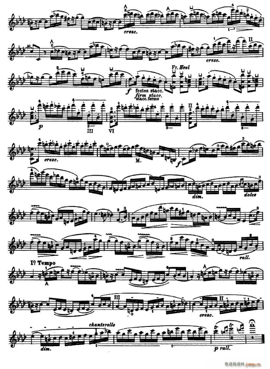 让 德尔菲 阿拉尔-12首小提琴�S想练习曲之172