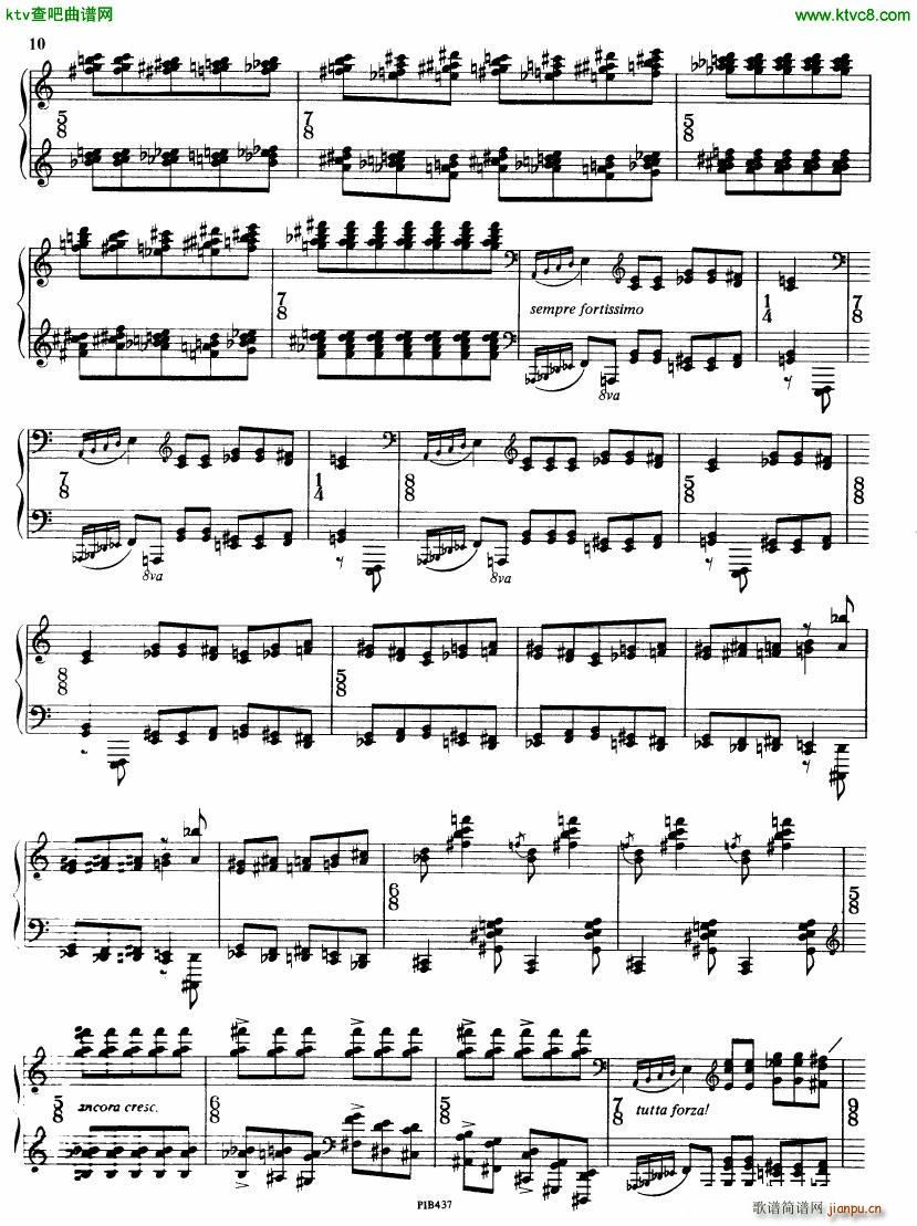 Ginastera op 53 Sonata No 210