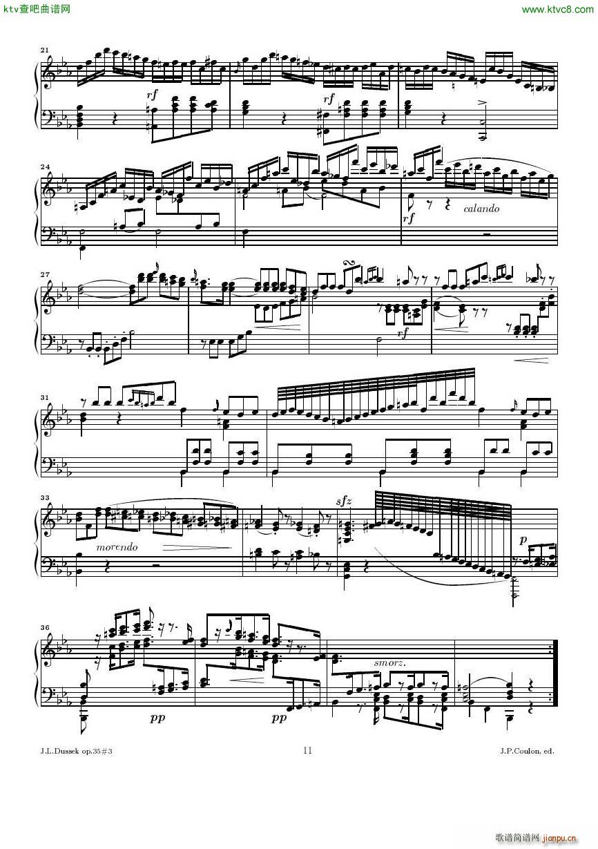 Dussek Sonate No13 op35 No311