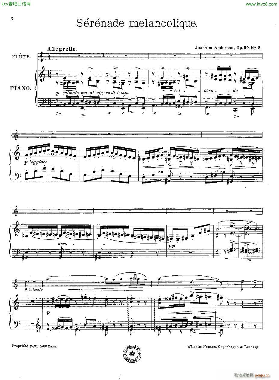 Andersen op 57 Trois Morceaux fl pno11