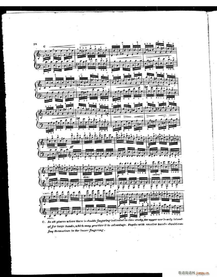 Czerny Etudes de la Velocite25