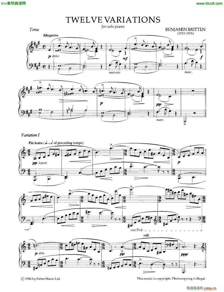 Britten 12 Variations1