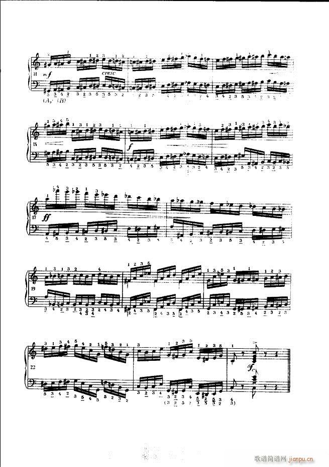 车尔尼手风琴练习曲集 Ⅲ57