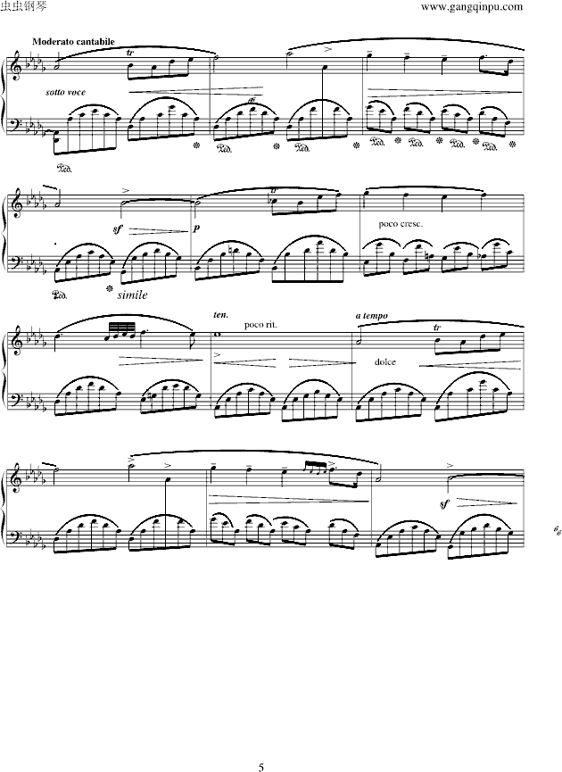幻想即兴曲Op.66-钢琴谱(钢琴曲)-肖邦-chopin5