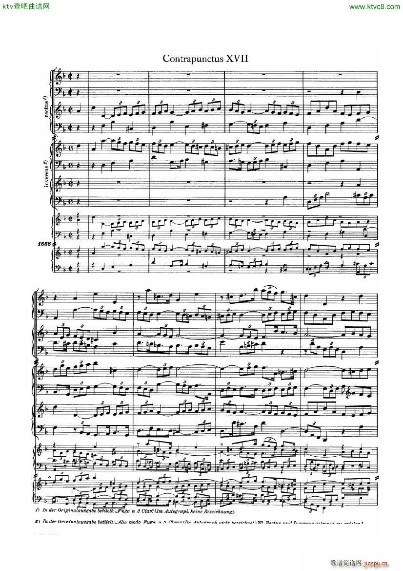 Bach JS BWV 1080 Kunst der Fuge part 32