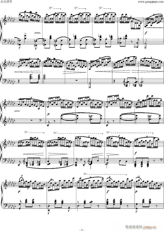 练习曲-Etude OP 10 No 5（黑键）_肖邦 chopin2