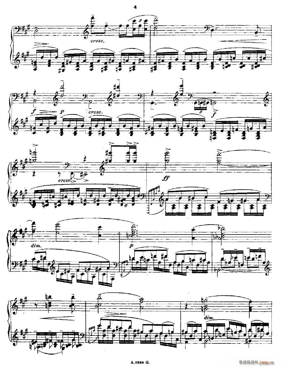 Rachmaninoff 10 Preludes Op 23 （拉赫玛尼诺夫《前奏曲》之一）4