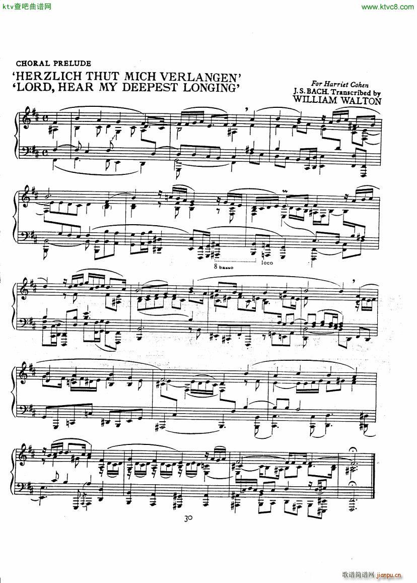 Bach JS A transcription book for Harriet Cohen33