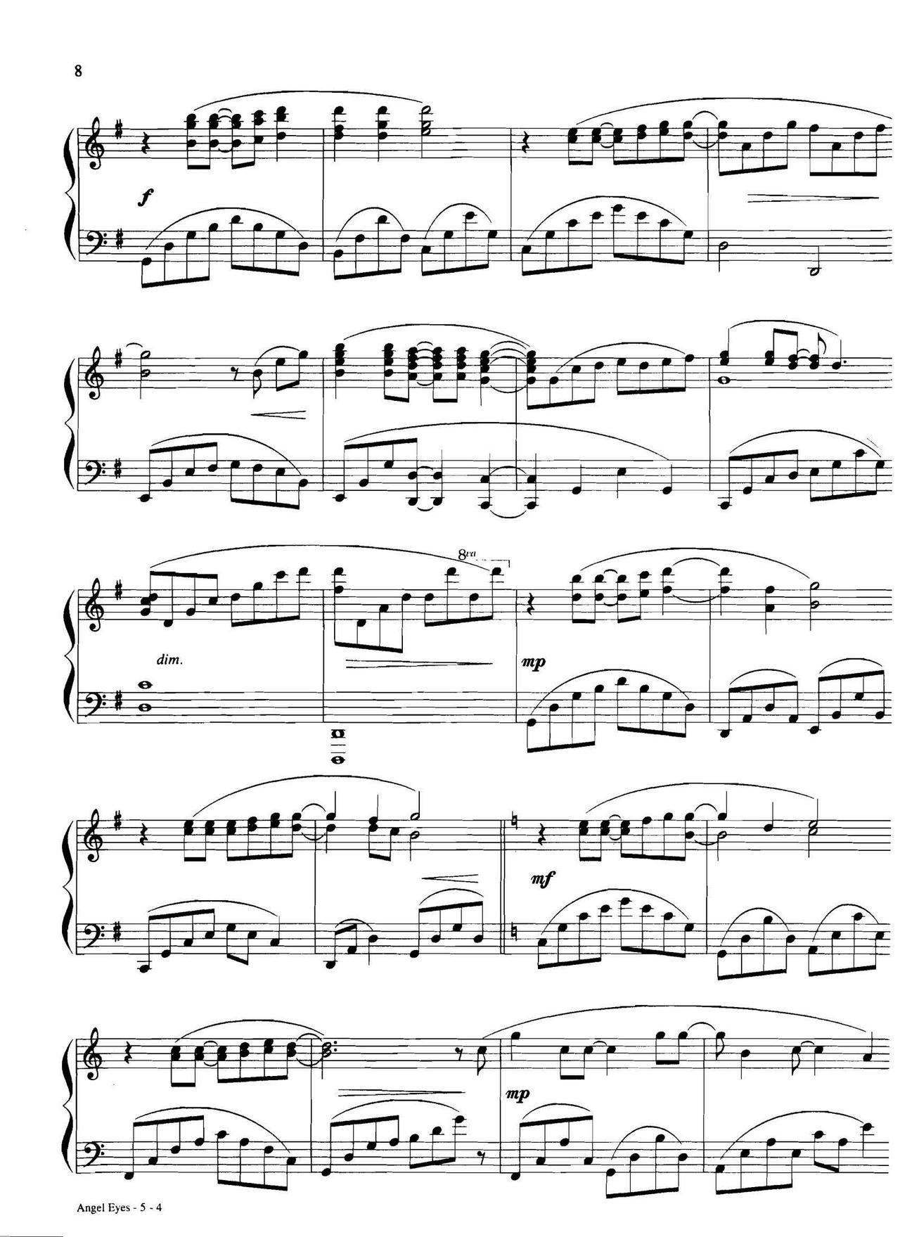 angel eyes(Dan Coates 流行情调 集)4