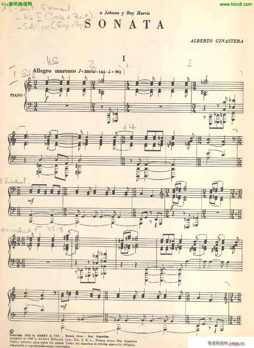 Ginastera Sonata No 11