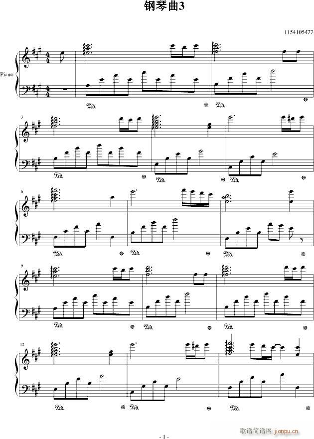 钢琴曲31
