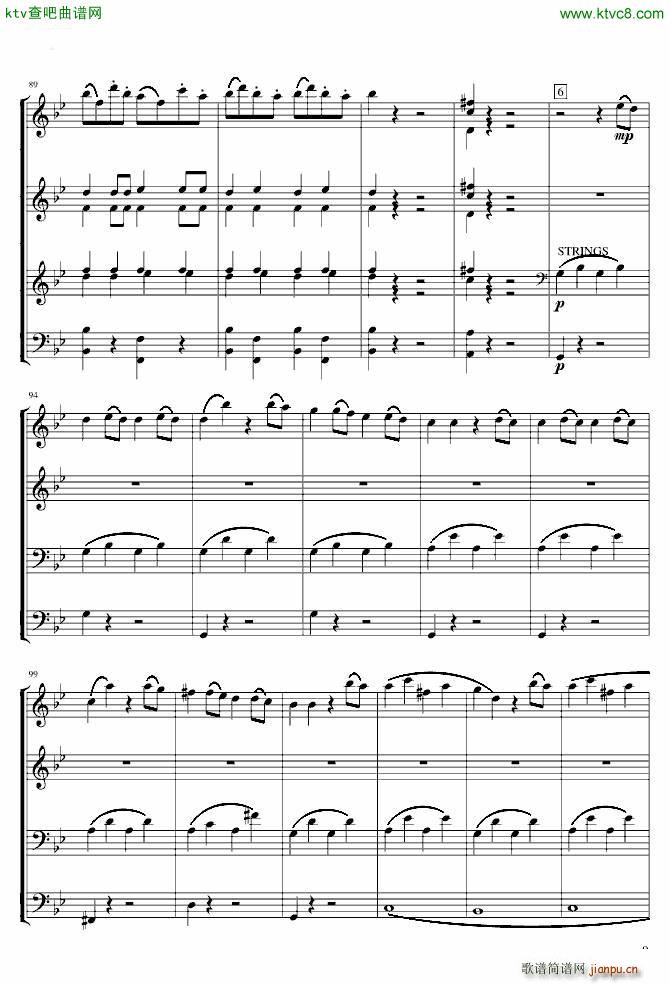 莫扎特g小调第40交响曲第一乐章 电子琴_莫扎特9