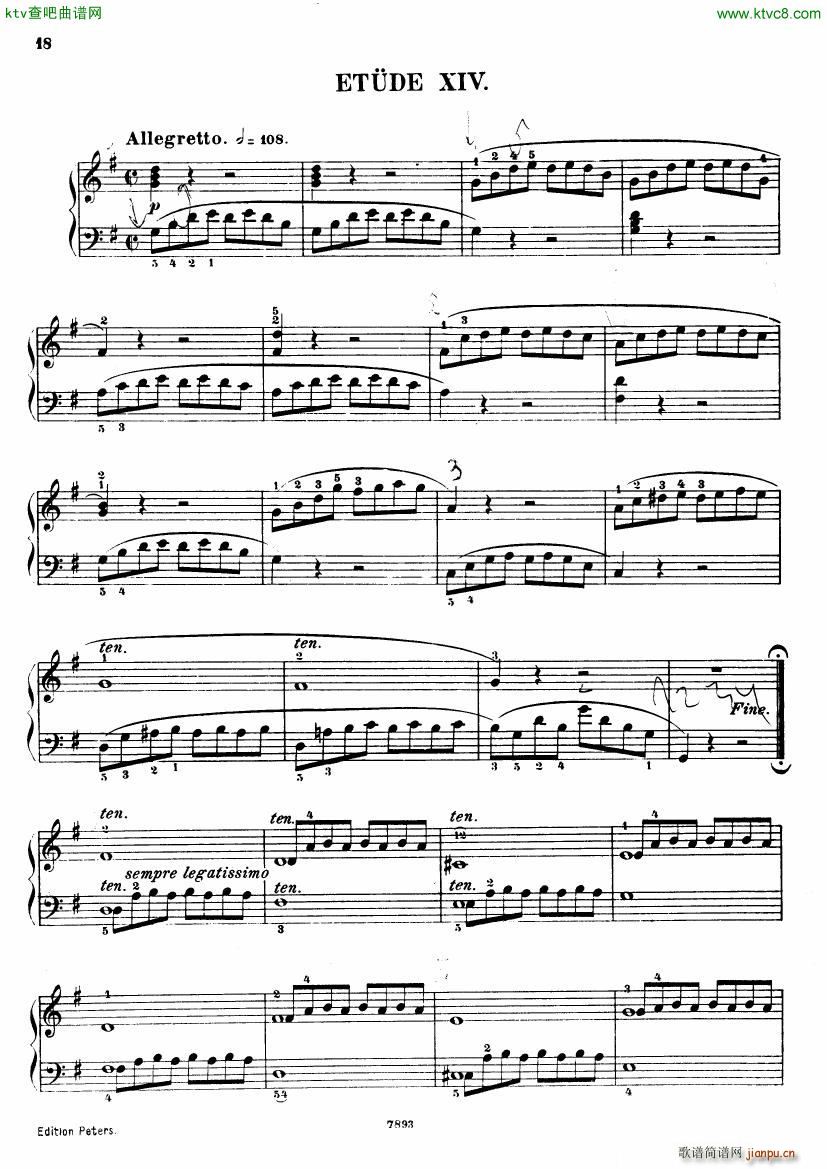 Henri Bertini 1798 1876 25 Easy Etudes Op 10019