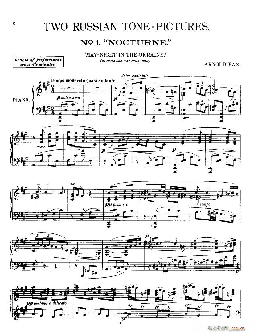 Bax Two Russian Tone Pictures1