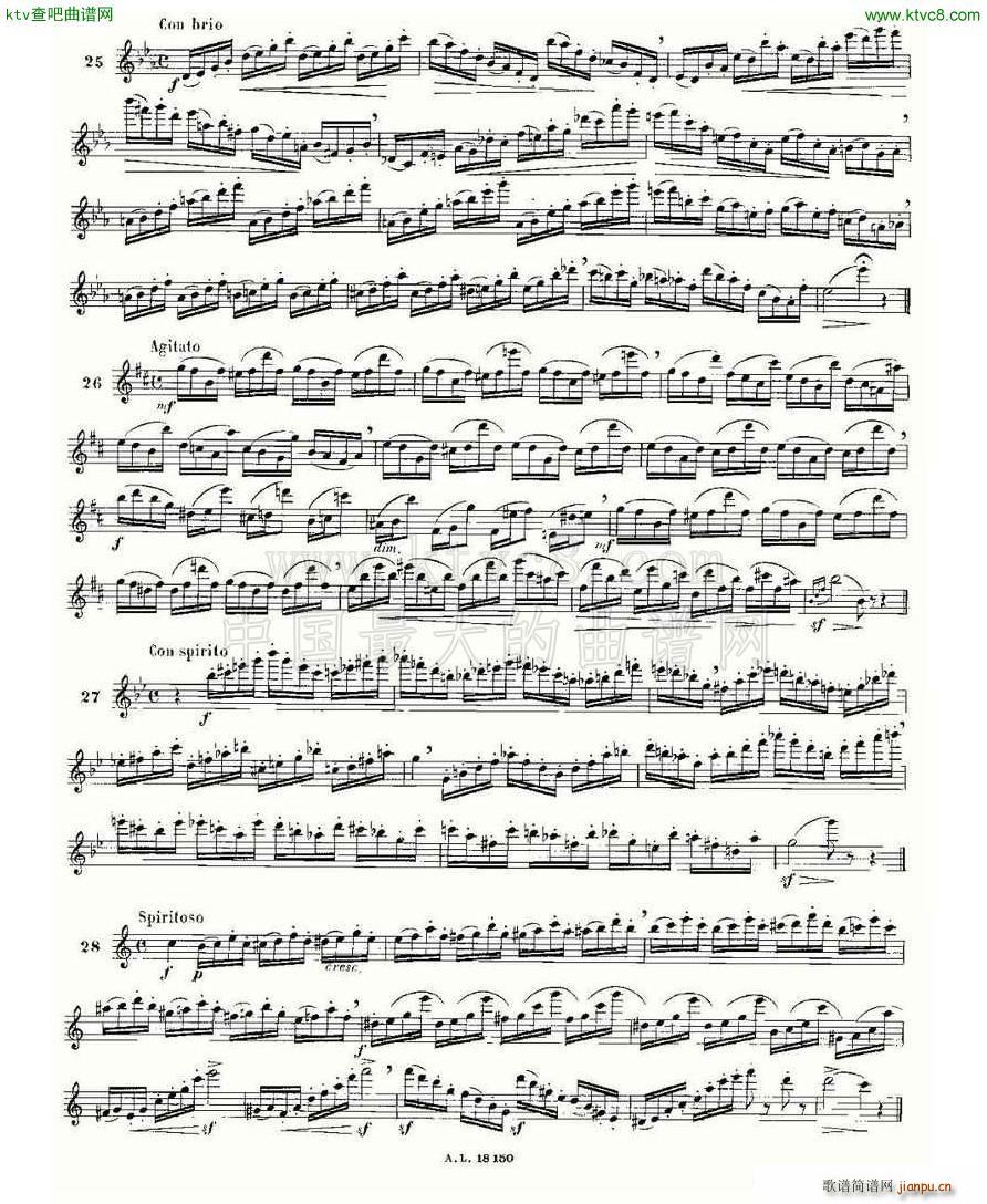简易音阶练习100首之20 36 moyse 100 studies after cramer2
