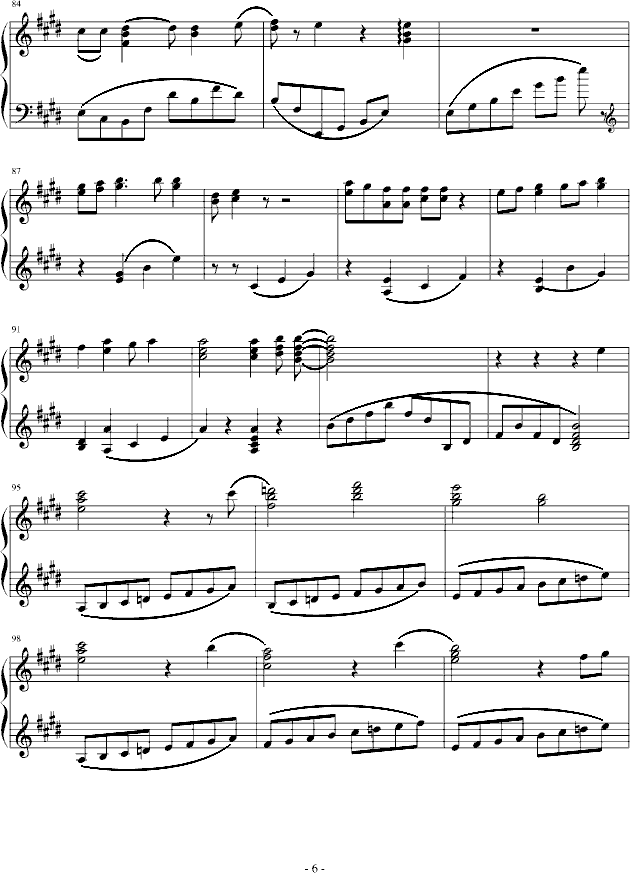 爱的翅膀-修正版-钢琴谱(钢琴曲)-韩庚6