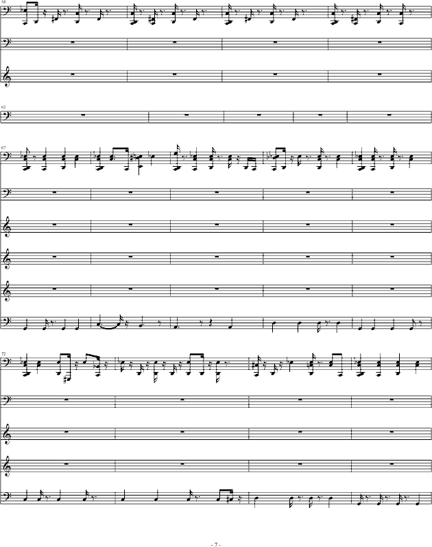 歌舞满城-真人原声演译-钢琴谱(钢琴曲)-058954647